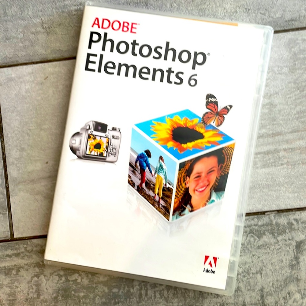 ADOBE Photoshop Elements 6 DVD with serial number